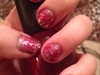 Ombre Red &amp; Glitter