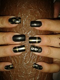 BLACK AND GOLD MATTE!!