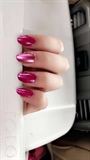 Plain Pink With Accent Nail
