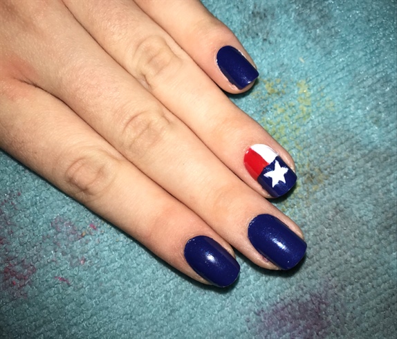 Updated Texas Flag Nails