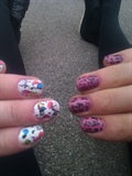 hand painted and barry m crackle :)