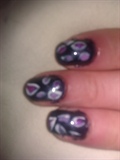 balck and purple pattern