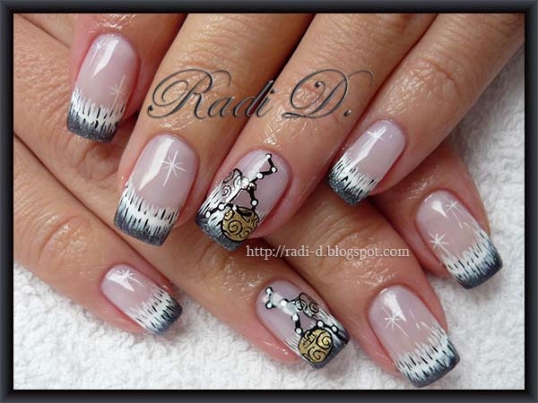 New Year`s decoration - Nail Art Gallery