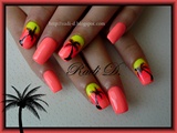 Neon Gradient and Palms