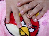 Мy daughter`s Angry Birds nails :)