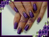 Gorgeous Purple Sand &amp; Swirls