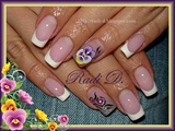 French with Violet &amp; Swirls