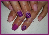 One Stroke Flower and color changing