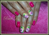 Pink &amp; Yellow with flowers
