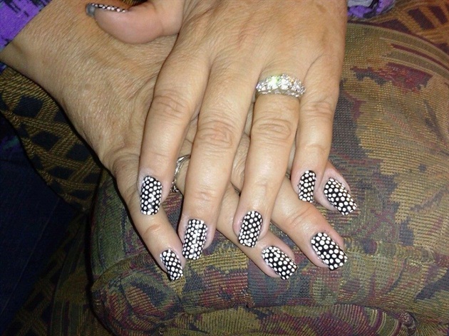 Black With White Polka Dots