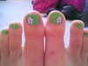 Green Summer Toes