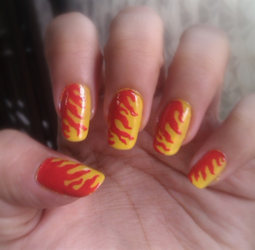 Fire on my nails! :O