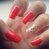 Coral And Glitter