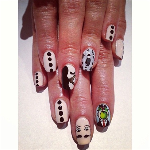 Art Mani Inspired by Magritte &amp; Dali