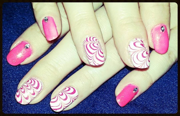 Pink Water Marble