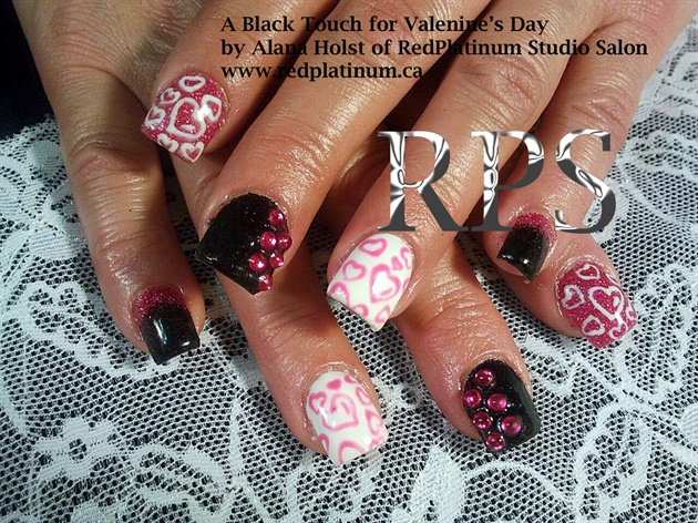 Black Touch for Valentine&#39;s Day
