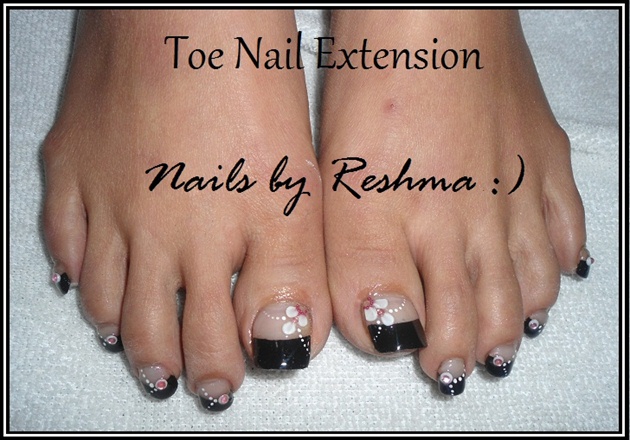Toe Nail Extension.. :) by reshma
