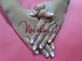 cute princess nails.. :)