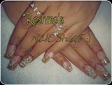 nail extension with 3D flowres.. :)