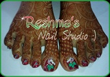 bridal toes extension.. :)