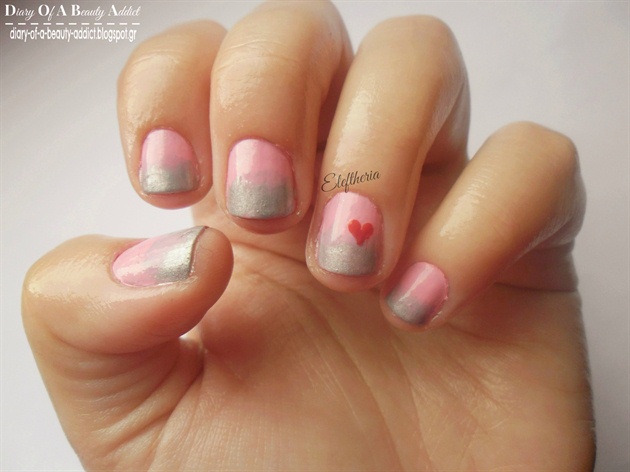 Valentine&#39;s Day Manicure #1