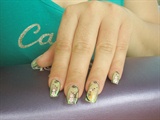 Summer bubble nail by Ria Flogera!!
