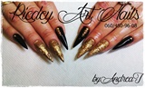 gold hand painting gel