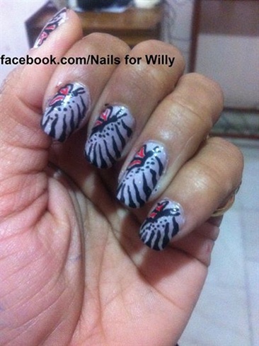butterfly/zebra