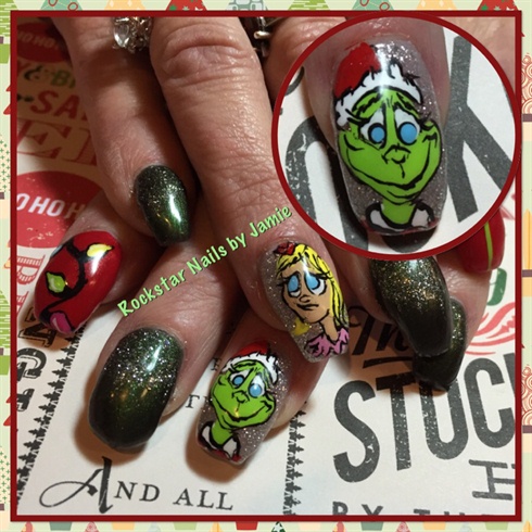 More Grinch Nails