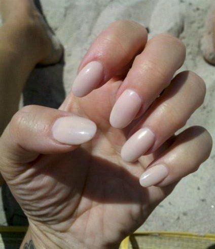 Beach nails with Gel Polish