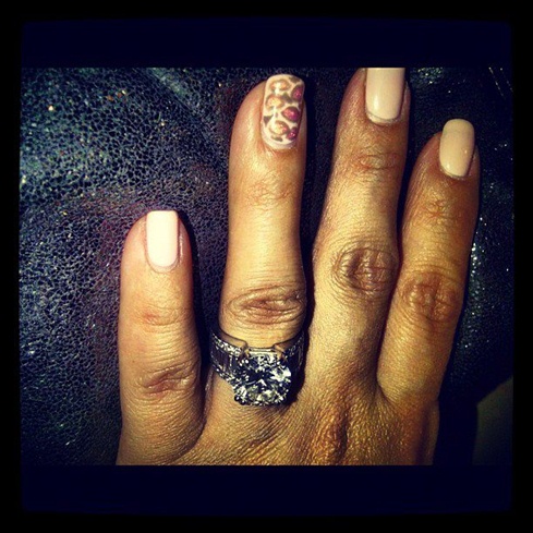 Cheetah ring finger