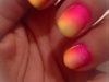Neon Pink And Yellow Ombr&#233; 