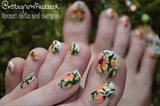 Floral On Toe