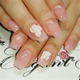 Sculpted french pink
