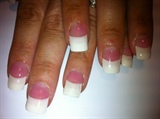 pink and white opi gels