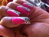 hot pink zebra and double ring