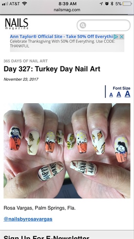 Snoopy And Lucy Nails. 