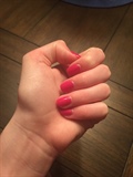 Sparkle Nails Pink Gel Manicure