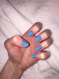 Powder Blue Nails
