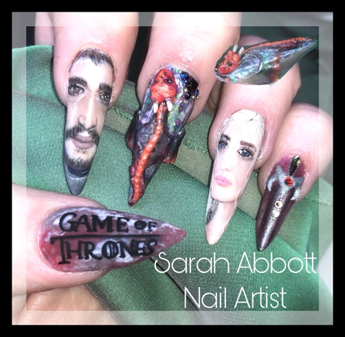 My Freehand Game Of Thrones Nails