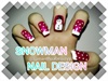 Snowman Nail Design