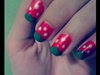 strawberry nails ♥