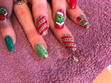 My Christmas Nails ....Ho Ho No 