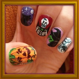 halloween nail art mix