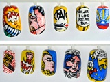 Roy Lichtenstein Nail set