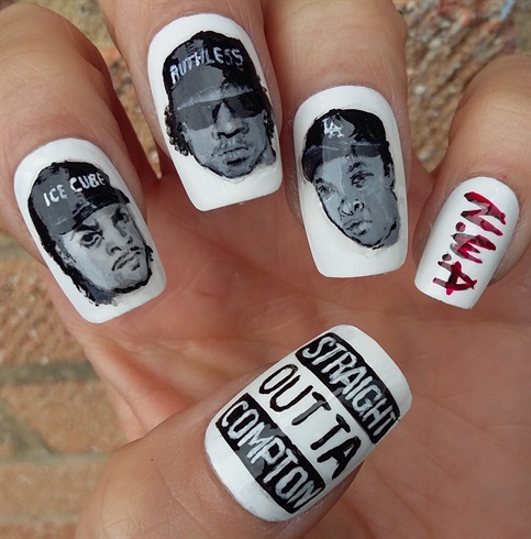 Straight Outta Compton / N.W.A nail art