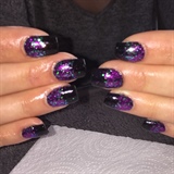 Glitter Ombr&#233; Nails 