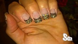 jeweled glitter leopard