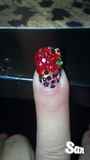 3D flower with crazy leopard