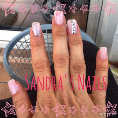 Pink With Silver Studs